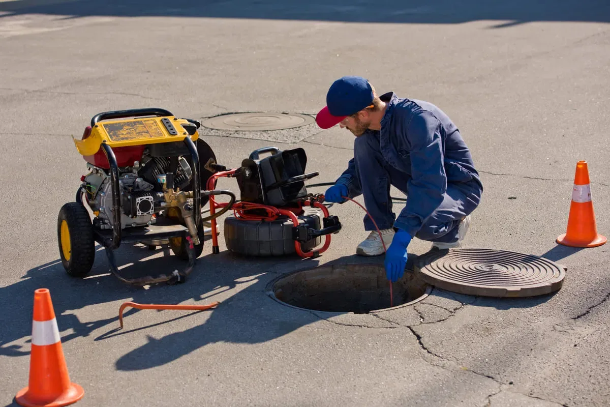 Sewer hydro jetting service in Windsor